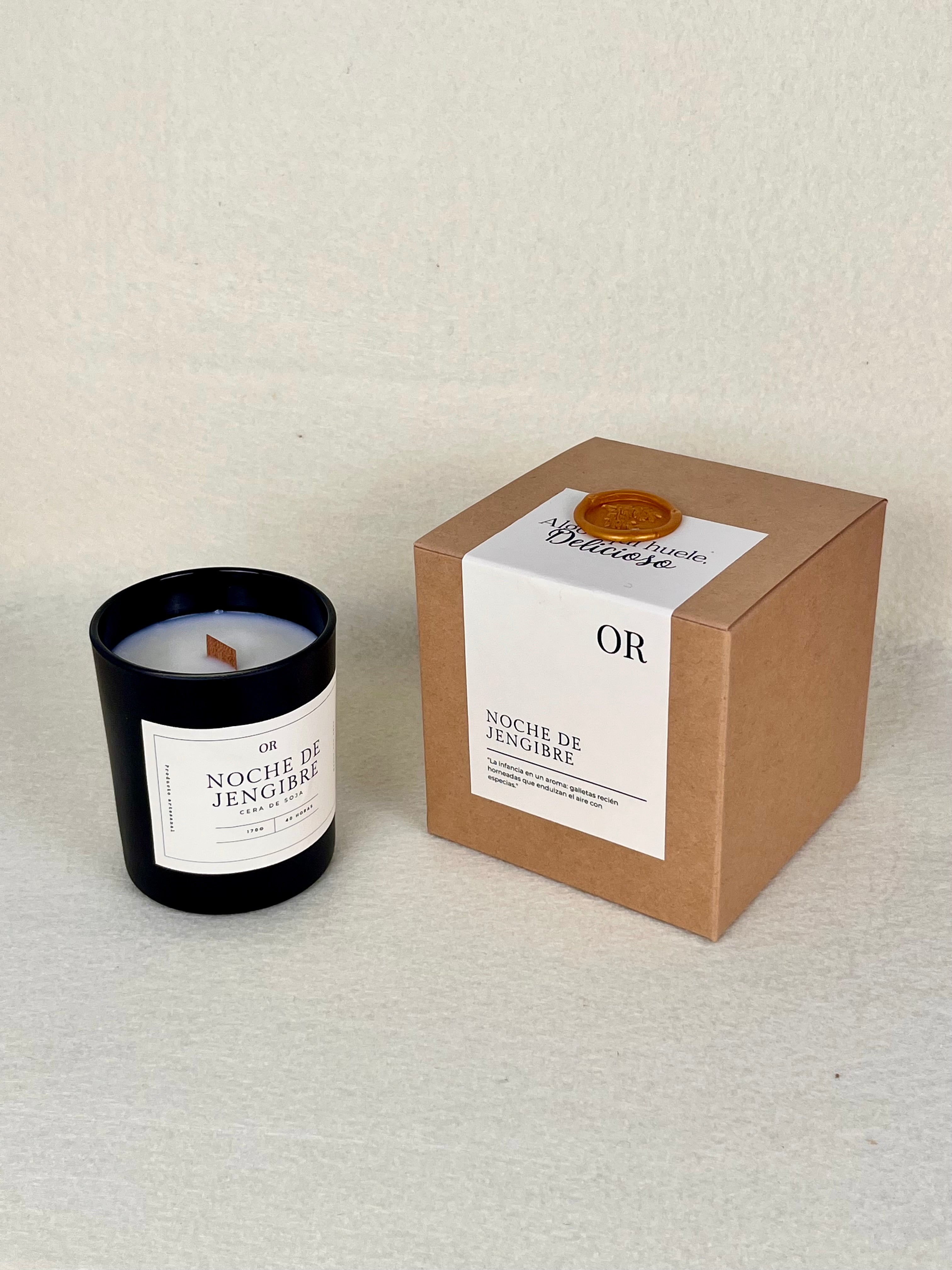 Noche de Jengibre: Vela Aromatica de Galletas de Jengibre