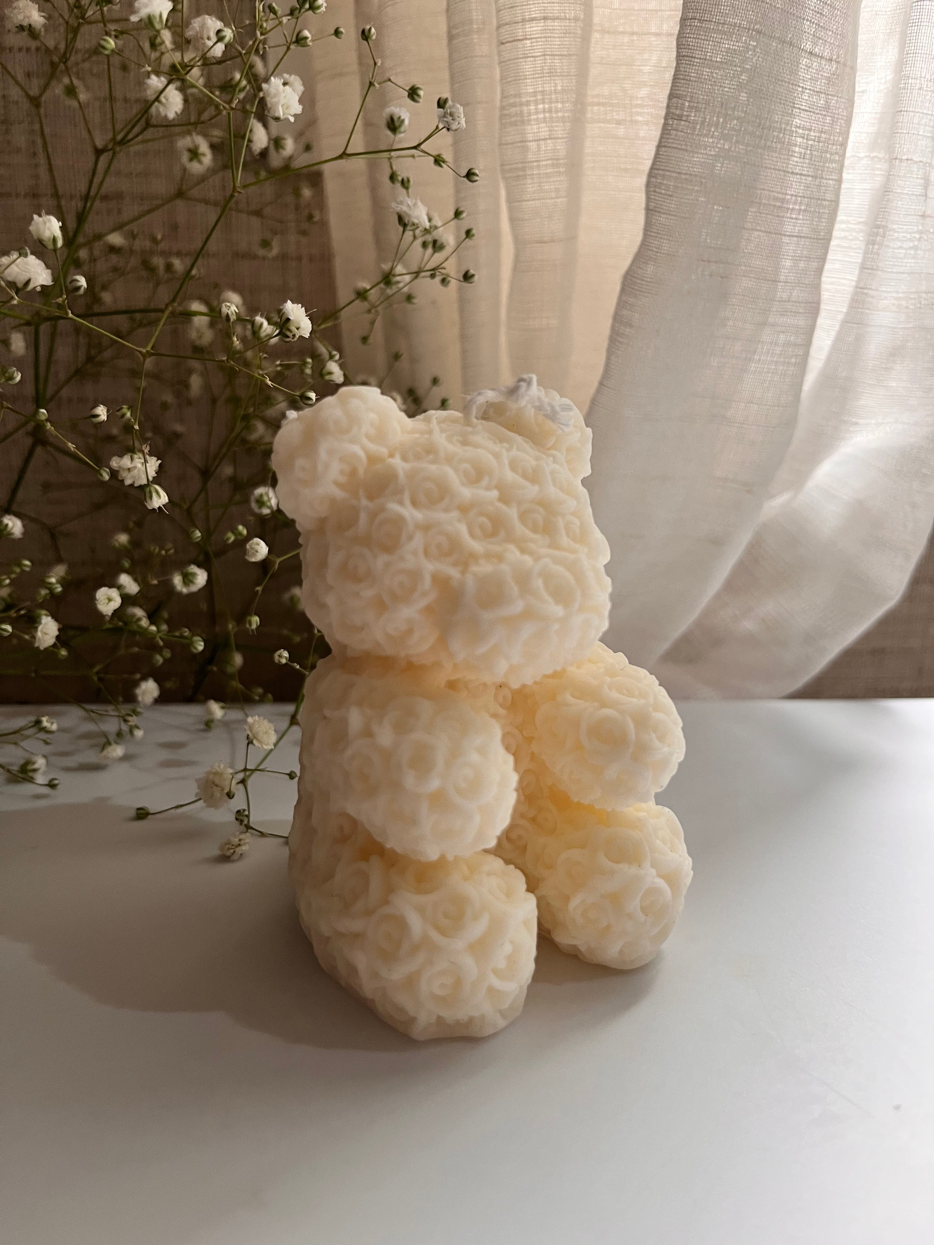 Vela Artesanal Decorativa de oso