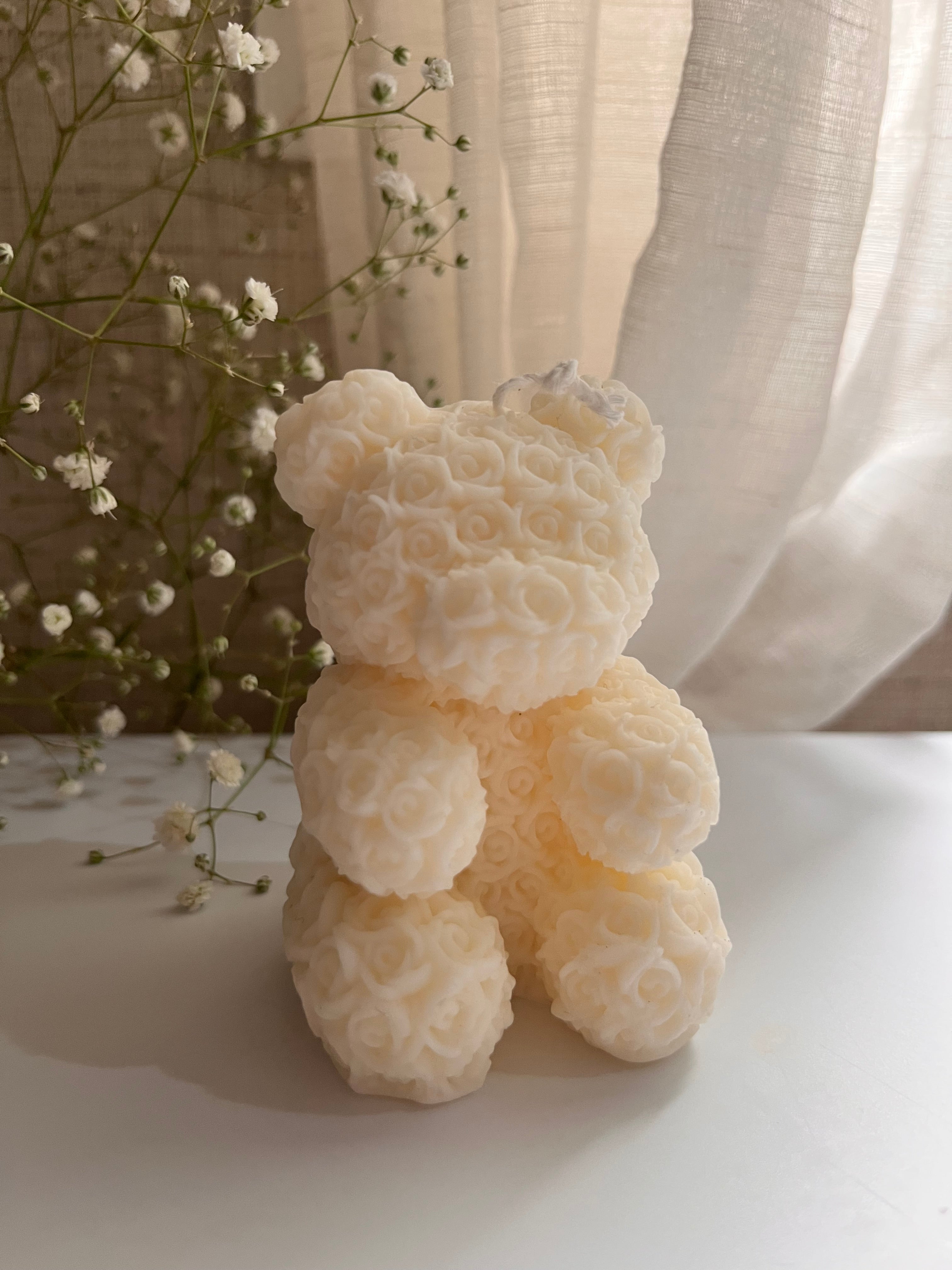 Vela Artesanal Decorativa de oso