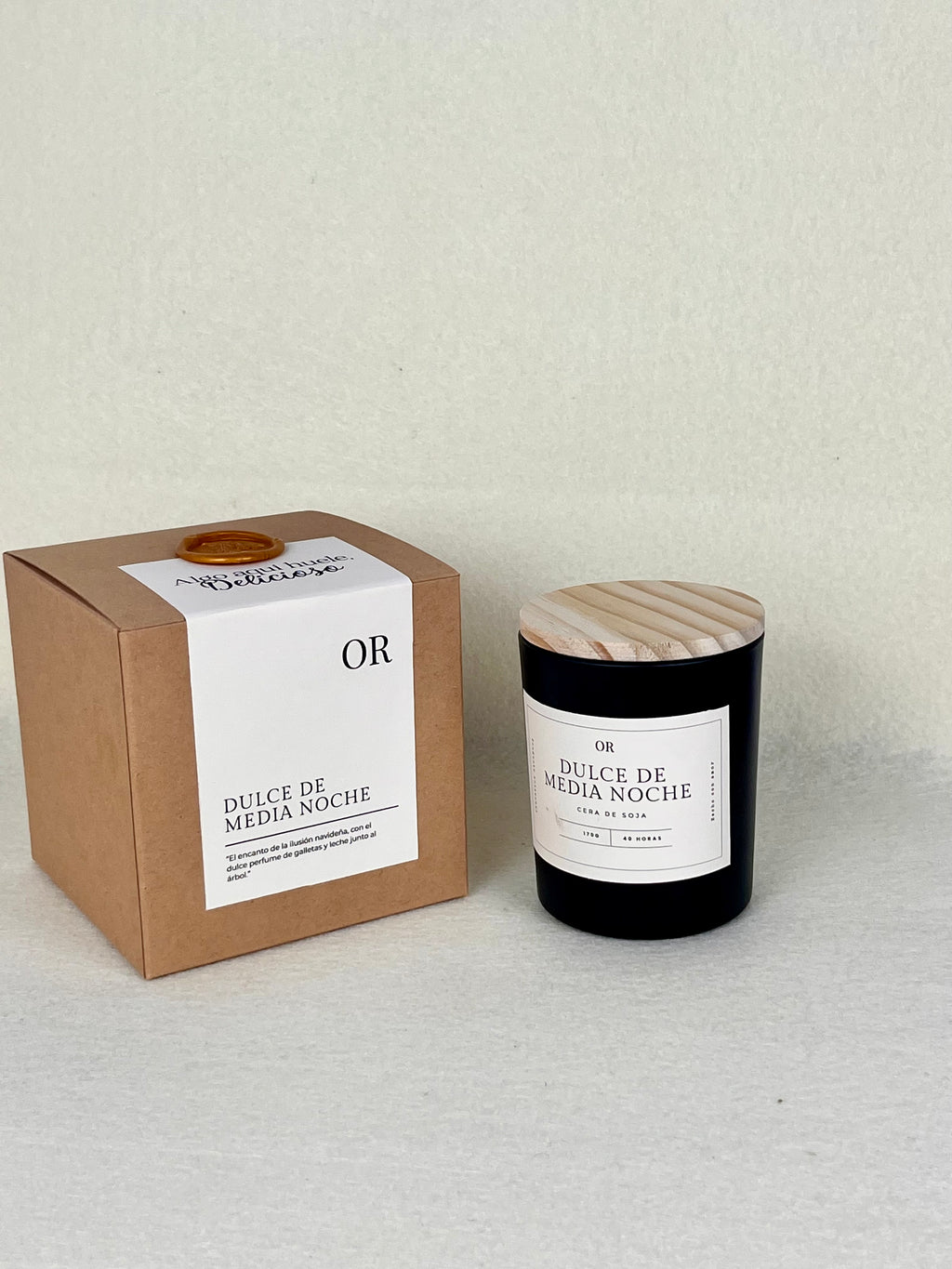 Dulce de Media Noche: Vela Aromatica de Galletas con Leche