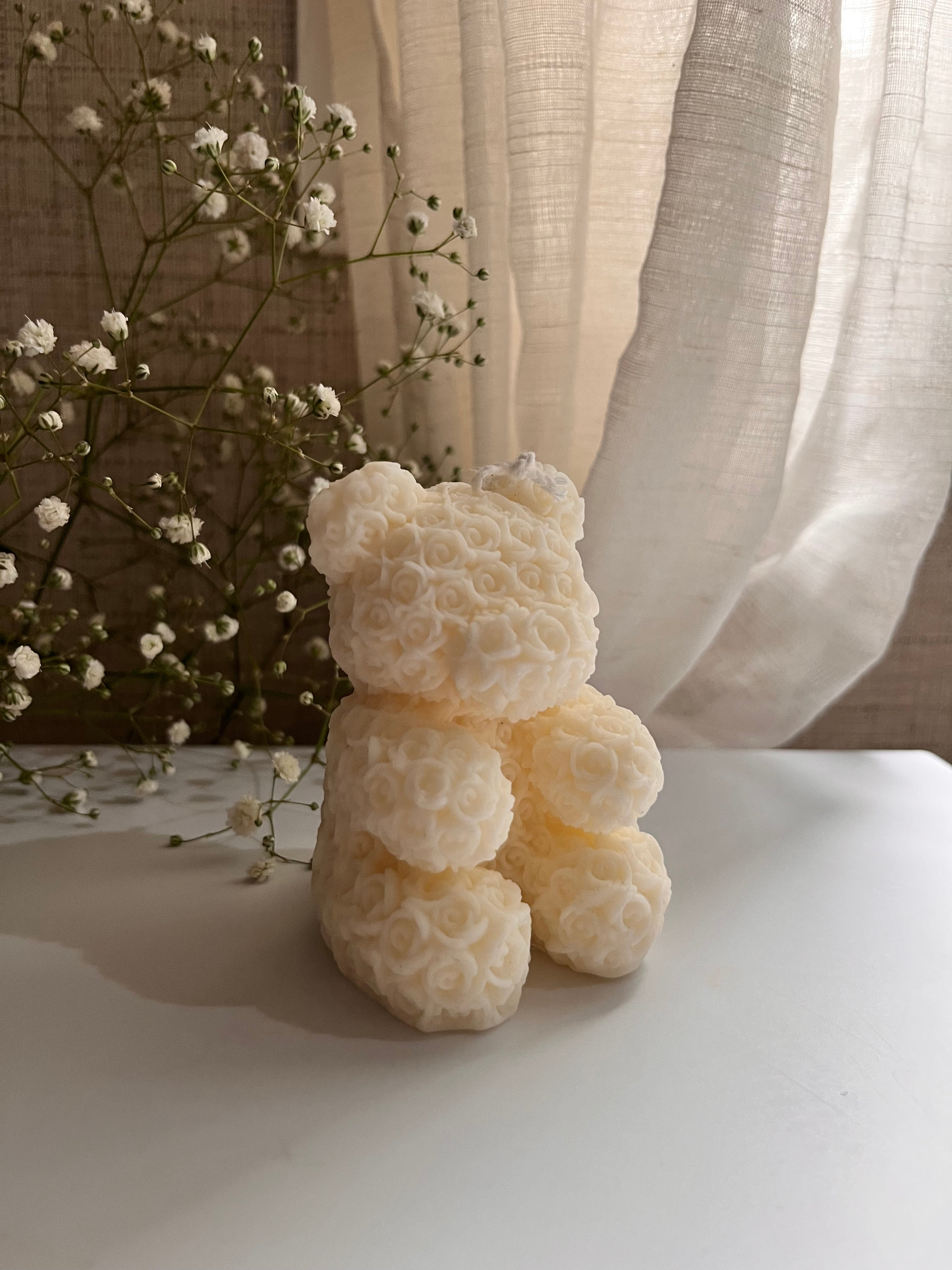 Vela Artesanal Decorativa de oso