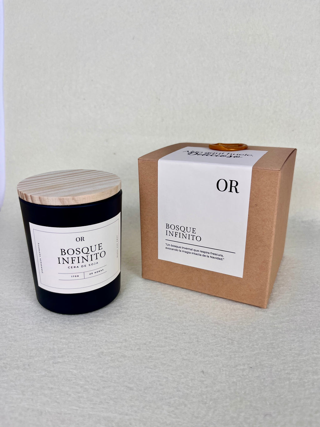 bosque infinito: vela Aromatica Abeto Navideño