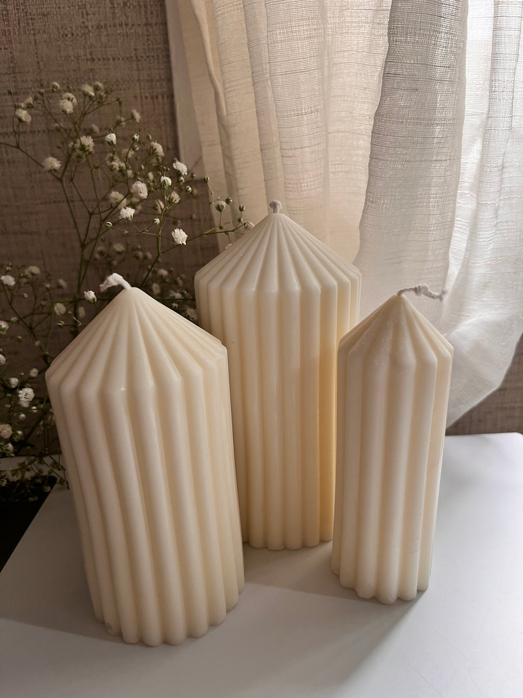 Vela Artesanal Decorativa torres