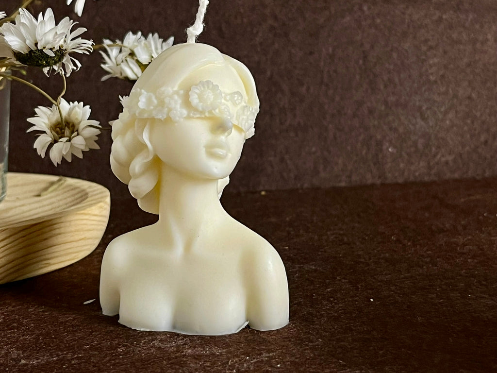 vela decorativa: busto chica