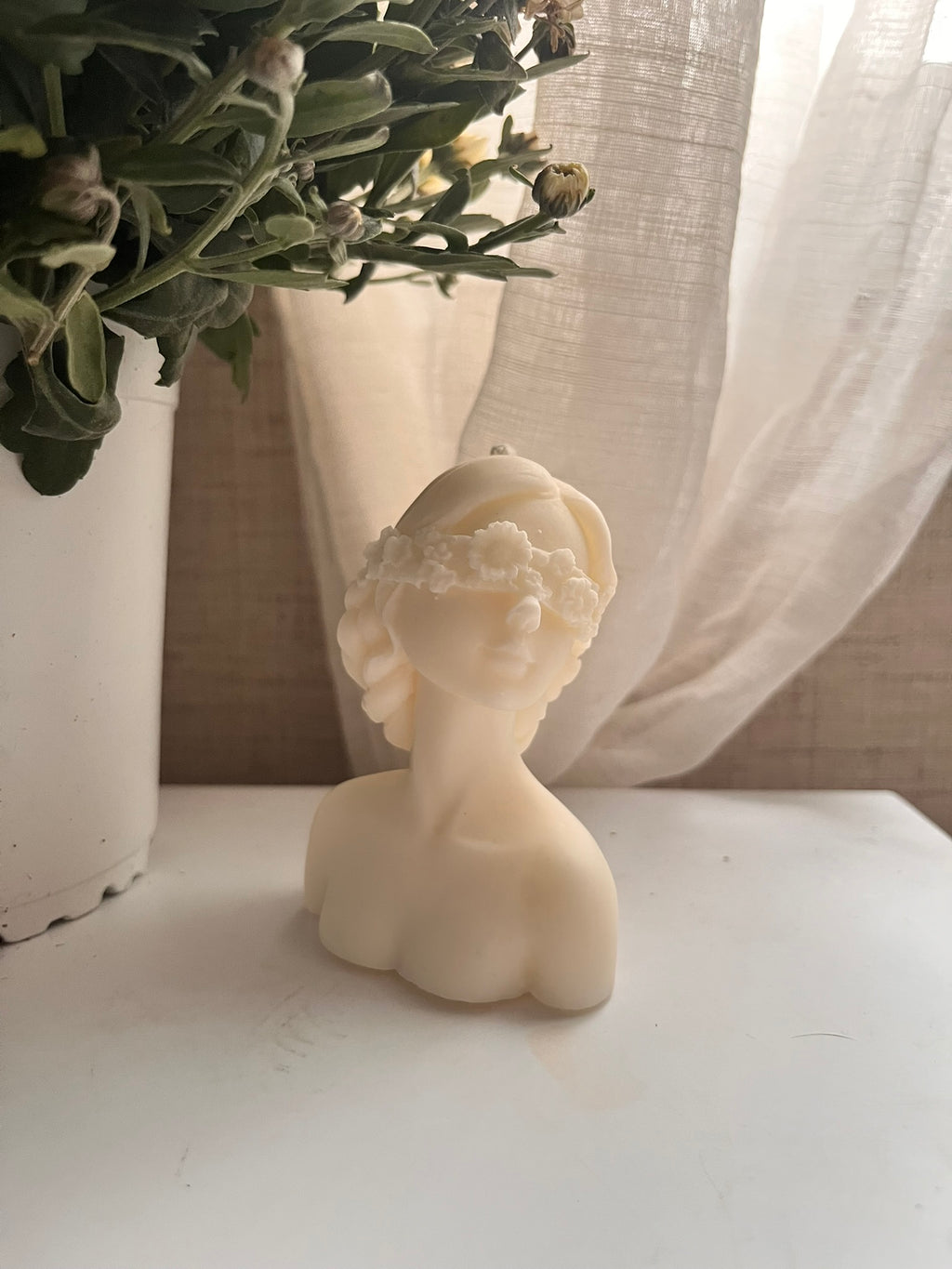 vela decorativa: busto chica